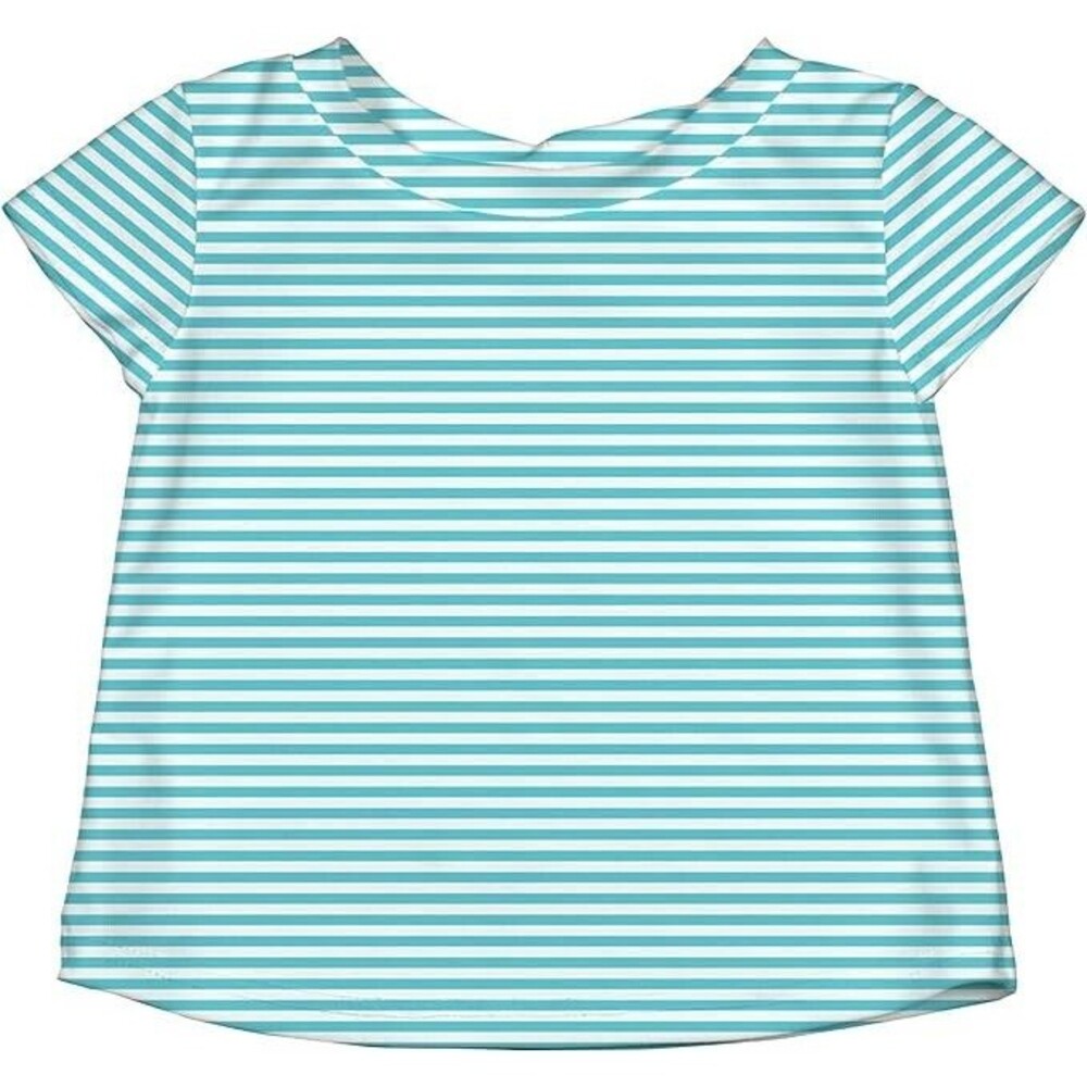 NEW i play. Girls' Rashguard Top UV protection swim top 24 months Blue stripe